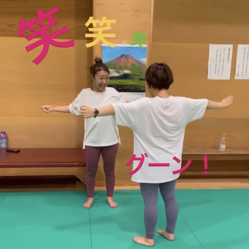 笑顔あふれるフィットネス部